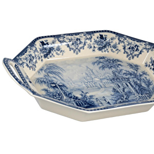 Lucky Art Florantine Sunum Tepsisi 37cm Mavi görseli 2