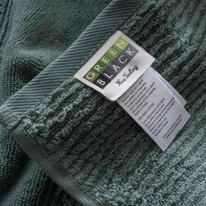 Green Black Eliza Yüz Havlusu Yeşil