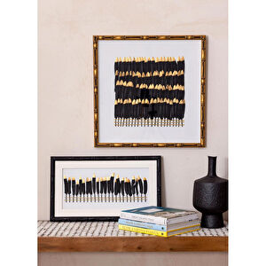 The Mia Flume Tablo Siyah 60x60x4 Cm Tbl0097