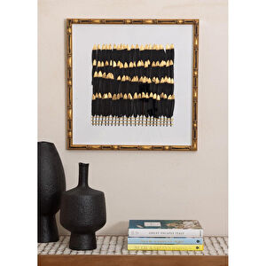 The Mia Flume Tablo Siyah 60x60x4 Cm Tbl0097