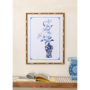 The Mia Floral Tablo 60x80x4 Cm Tbl0092 görseli 1