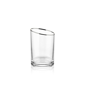 The Mia Gina Kahve Yanı Su Bardağı Gümüş 6lı Set görseli 2