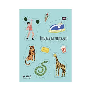 Rice Stickers Lunchbox - Yeşil Lunapark