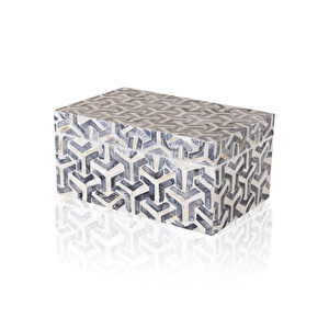 The Mia Sedef Dikdörtgen Kutu 25x16x12 Cm Tlc0087 görseli 1