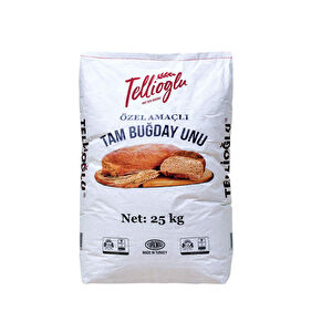 Tellioğlu Tam Buğday Unu 25 Kg