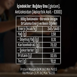 Tellioğlu Baklavalık Böreklik Un 1 Kg