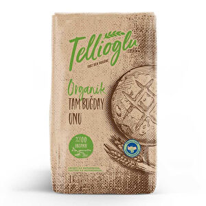 Tellioğlu Organik Tam Buğday Unu 1 Kg