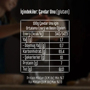 Tellioğlu Çavdar Unu 1 Kg görseli 5