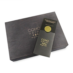 Coho Objet Coho Patron Inception Edition Pirinç Puro Küllük & Kibritlik & Puro Stand Seti görseli 4