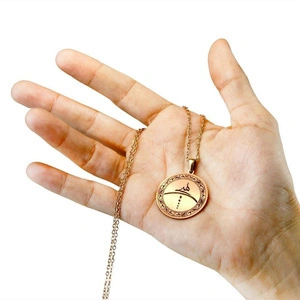 Coho Objet Coho Tılsım Zen El Yapımı Bakır Kolye görseli 4