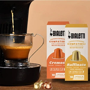 Bialetti Nespresso Uyumlu Kapsül Kahve Cremoso Ve Raffinato 40 Adet