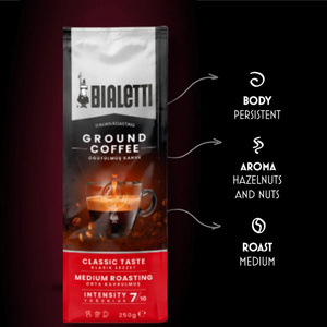 Bialetti Classico Öğütülmüş Kahve 250 Gr - N görseli 4