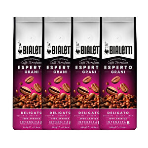Bialetti 4 Adet Delicato 500 Gr Çekirdek Kahve