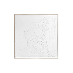 The Mia Kabartma Kanvas Tablo 100x100 Cm Tbl0078 görseli 1