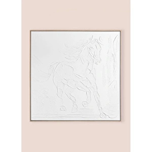 The Mia Kabartma Kanvas Tablo 100x100 Cm Tbl0078 görseli 5