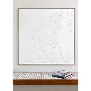 The Mia Kabartma Kanvas Tablo 100x100 Cm Tbl0078 görseli 2
