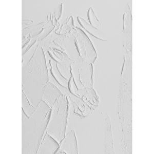 The Mia Kabartma Kanvas Tablo 100x100 Cm Tbl0078 görseli 3