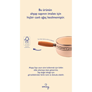 Emaylab Star Emaye Yıldız Desenli Tava 16cm (1,3 Li̇tre) görseli 4