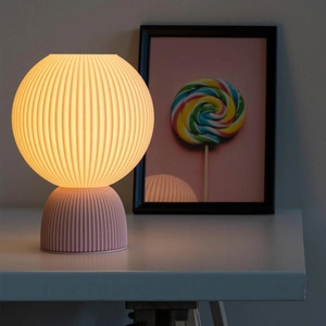 Soli Workshop Luna Small Masa Lambası - Pembe görseli 2