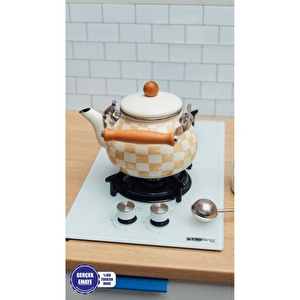 Emaylab Beige Emaye Kettle görseli 2