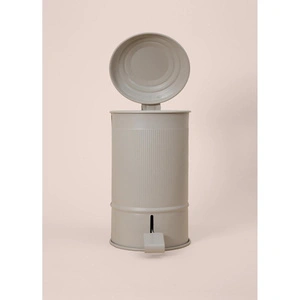 The Mia Stripe Mutfak Ve Banyo Çöp Kovası Bej 5 Lt görseli 5