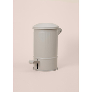 The Mia Stripe Mutfak Ve Banyo Çöp Kovası Bej 5 Lt görseli 4