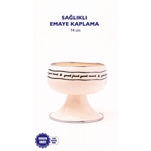 Emaylab Mood Emaye Meyvelik / Ayaklı Kase 14cm (orta Boy)