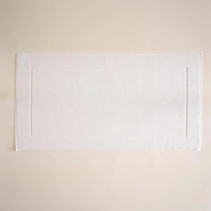 Penelope %100 Pamuk Banyo Paspası 60x110 Cm Beyaz - Noa Serisi görseli 1