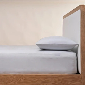 Penelope %100 Tencel™ Lastikli Çarşaf Seti 180x200 Cm Mavi - Celine Serisi görseli 1