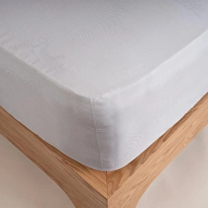 Penelope %100 Tencel™ Lastikli Çarşaf Seti 180x200 Cm Mavi - Celine Serisi görseli 3