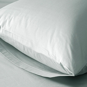 Penelope %100 Pamuk Percale Lastikli Çarşaf 100x200 Cm Mavi - Pure Serisi görseli 3