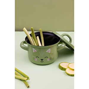 Emaylab Little Cat Mini Bebek Tenceresi 12cm (850 Ml)