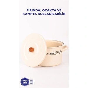 Emaylab Mood Emaye Süt/fırın/haşlama Tenceresi 22cm görseli 3