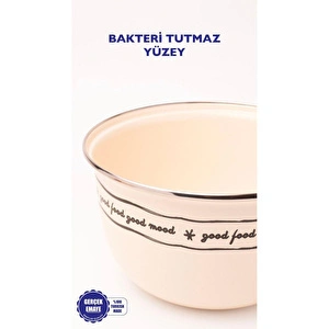Emaylab Mood Emaye Karıştırma Ve Salata Kabı 24cm 4 Litre (ocağa Da Koyulabi̇li̇r)