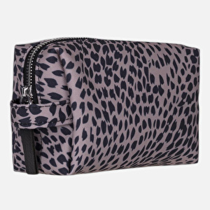 Bloominbag Leopard Cita Noir Makyaj Çantası Ve Kompakt Kozmetik Organizer görseli 5