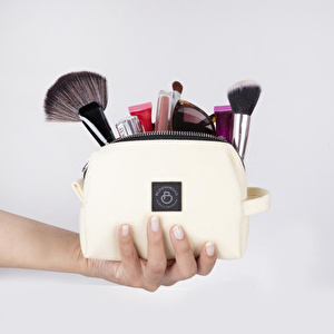 Bloominbag Butter Yellow Makyaj Ve Kozmetik Çantası görseli 2