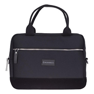 Bloominbag Deep Black 13-14 Inç Laptop / Macbook Çantası görseli 2