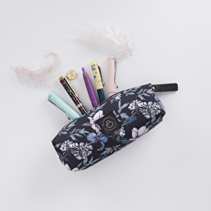 Bloominbag Black Cherries Makyaj Çantası / Kalem Kutusu görseli 4