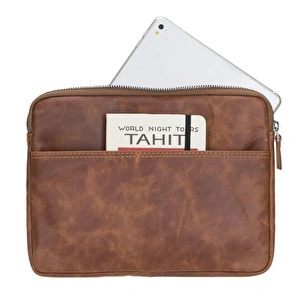 Bloominbag Torino Dark Brown Super Slim 14inç Laptop / Macbook Kılıf görseli 3