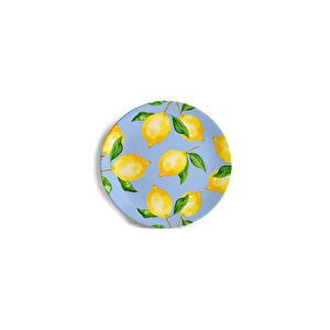 Fern&Co Lemon Twist Collection Küçük Tabak 4 Lü Set