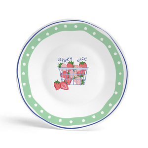Fern&Co Bon App Collection Tatlı Tabağı Strawberry