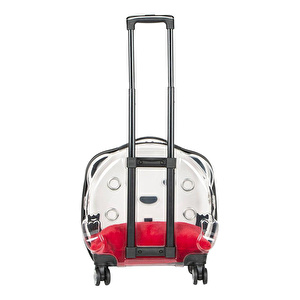 Bloominbag Pawbuddy Clear Companion – Şeffaf Tekerlekli Evcil Hayvan Taşıma Çantası