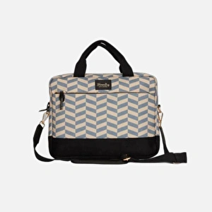 Bloominbag Smokey Chevron 15-16 Inç Laptop / Macbook Çantası görseli 1