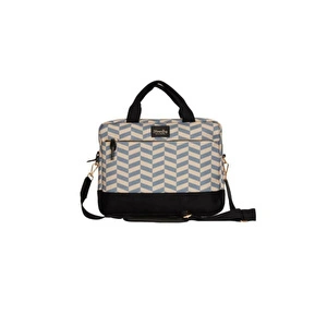 Bloominbag Smokey Chevron 15-16 Inç Laptop / Macbook Çantası görseli 5