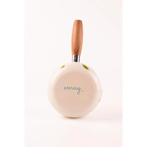 Emaylab Bloom Ahşap Saplı Emaye Sos Tavası 16cm 1,3 Litre (indüksi̇yon Dahi̇l Tüm Ocaklara Uygun) görseli 3