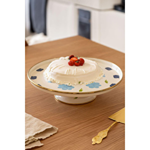 Emaylab Bloom Kek Pasta Sunum Standı Genişlik 29 Cm / Yükseklik 8 Cm görseli 1