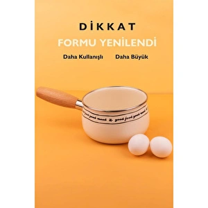 Emaylab Mood Emaye Sos/sütlük/yumurta Tavası 1,3 Litre - 16 Cm (indüksiyon Dahil Tüm Ocaklara Uygun)