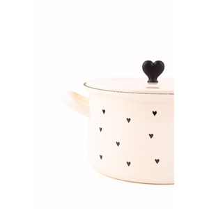 Emaylab Black Cupid Emaye 20cm Tencere- 3 Litre görseli 4