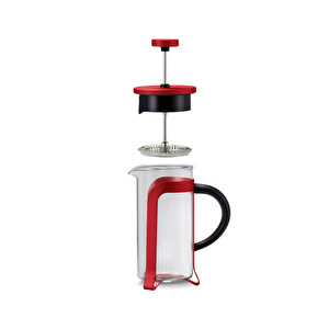Tchibo French Press, Kırmızı 300 Ml görseli 4