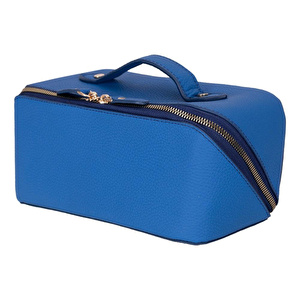 Bloominbag Ella Ocean Bloom – Deri Seyahat Ve Makyaj Çantası görseli 5